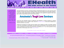 Tablet Screenshot of ehealth.com.au